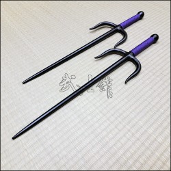 Sai 6 - Black finish with purple cord