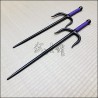 Sai 6 - Black finish with purple cord