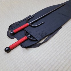 Sai 6 - Black finish with red cord