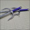 Sai 6 - Polished finish with purple cord