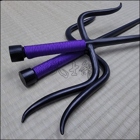 Sai 8 - Black finish with purple cord