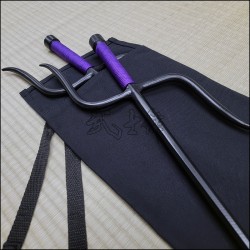 Sai 8 - Black finish with purple cord