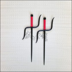 Sai 8 - Black finish with red cord