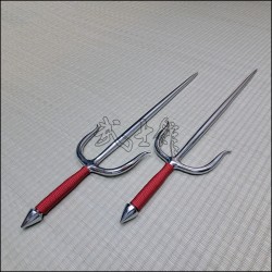 Sai 5 - THICK Polished finish with red cord