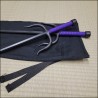 Sai 1 - 1/2" Super Thin Natural finish with purple cord