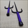 Sai 1 - 1/2" Super Thin Natural finish with purple cord